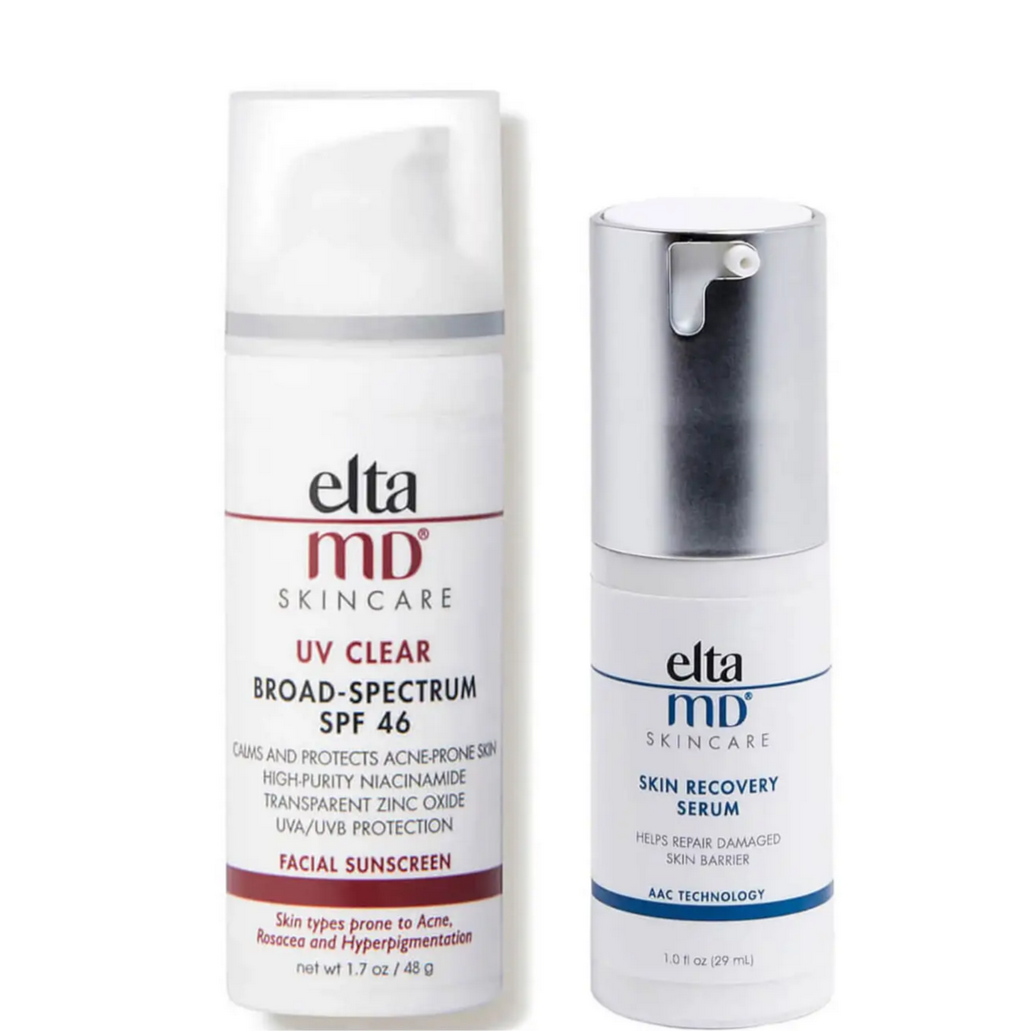 EltaMD UV Clear & Skin Recovery Serum duo shop at exclusive beauty club